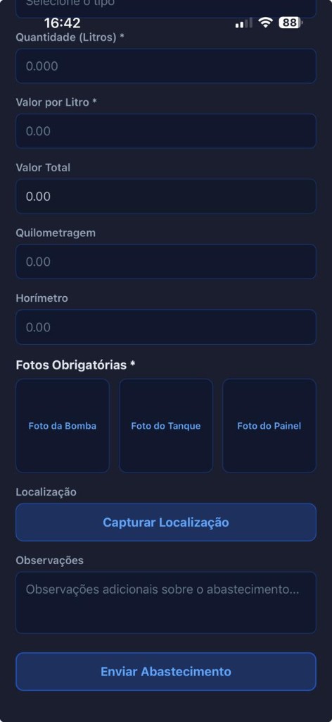 App UNISERV — Abastecimento